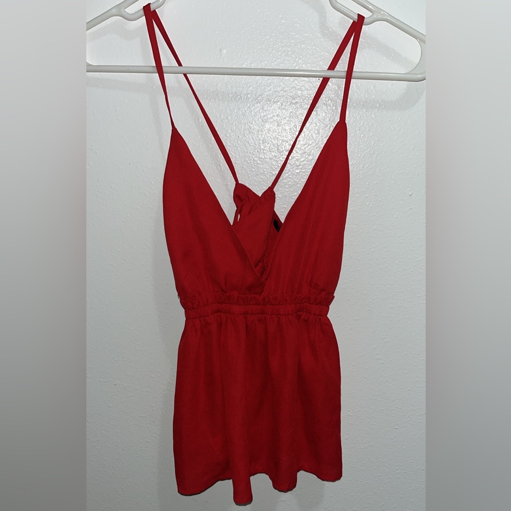 BNWOT red tie back top
